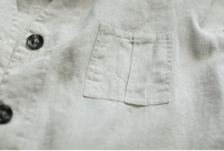 Hình ảnh Áo blazer nữ 1 lớp mặc nhẹ, thiết kế dài tay có túi thật, lên chuẩn form, mẫu mới nhà Đũi Việt DV07