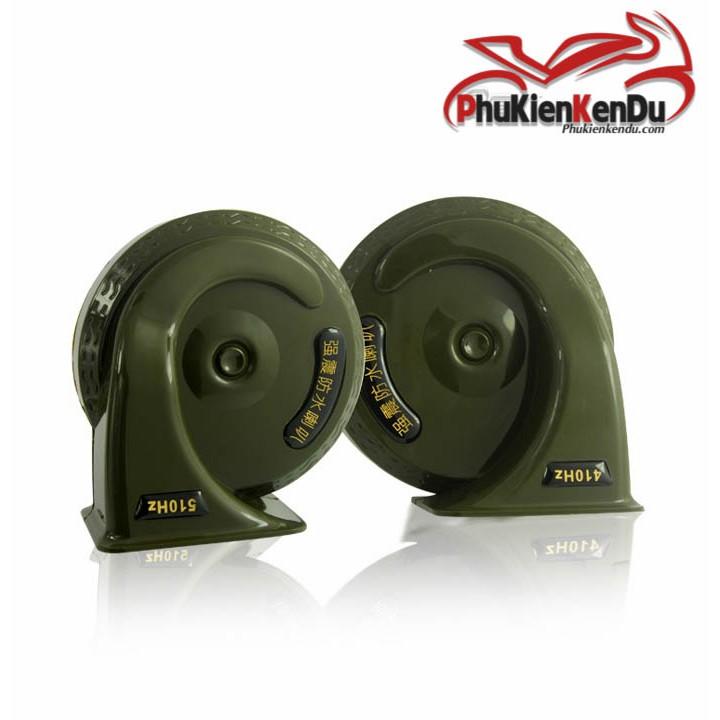 CÒI SÊN 6S XE MÁY MÀU ARMY MỘT CẶP 12V