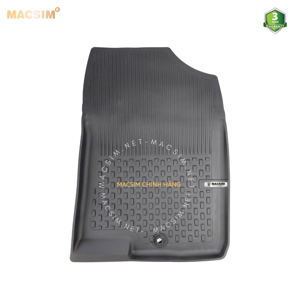 #Hyundai I20 , Thảm lót sàn ô tô nhựa TPE Silicon Hyundai I20 2015-2021 Black Nhãn hiệu Macsim