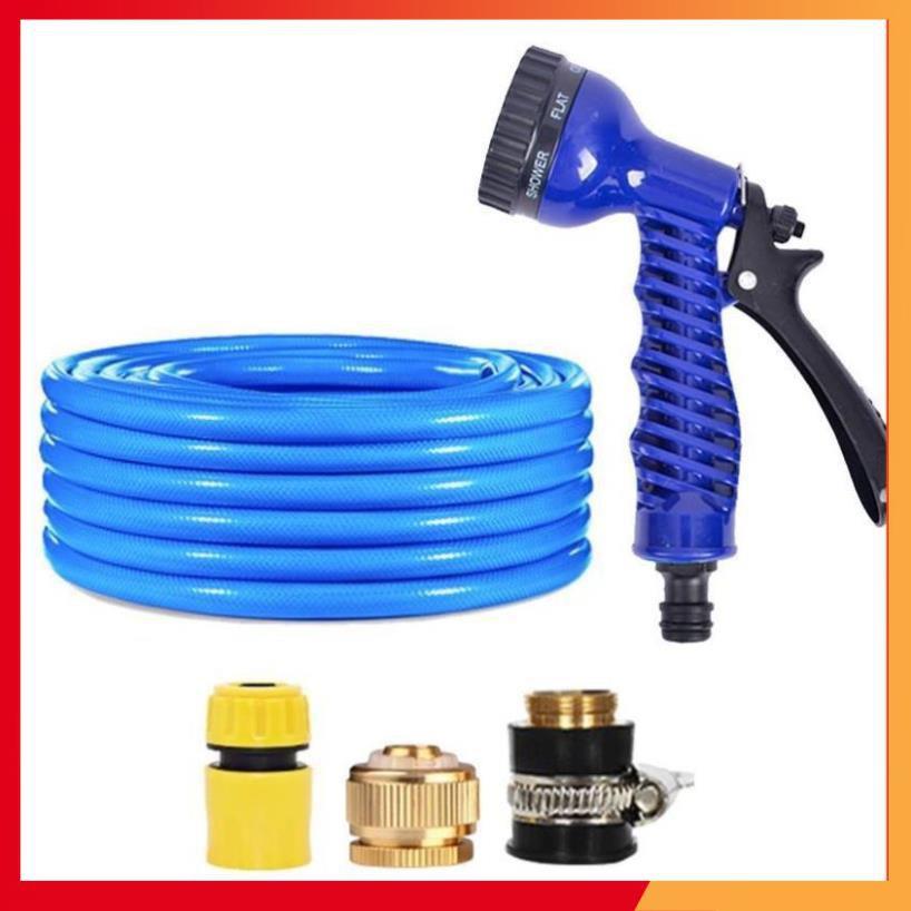 Bộ dây và vòi xịt tăng áp lực nước,rửa xe, tưới cây 15m 206843