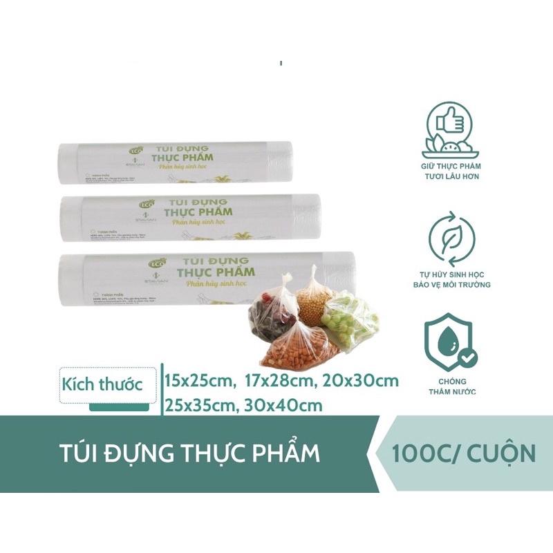 Túi đựng thực phẩm tự huỷ sinh học Green Eco