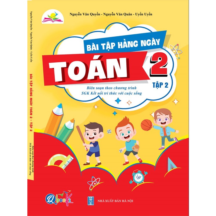 Sách - Combo Bài Tập Hằng Ngày Toán và Tiếng Việt Lớp 2 - Kết Nối Tri Thức Với Cuộc Sống - Tập 2