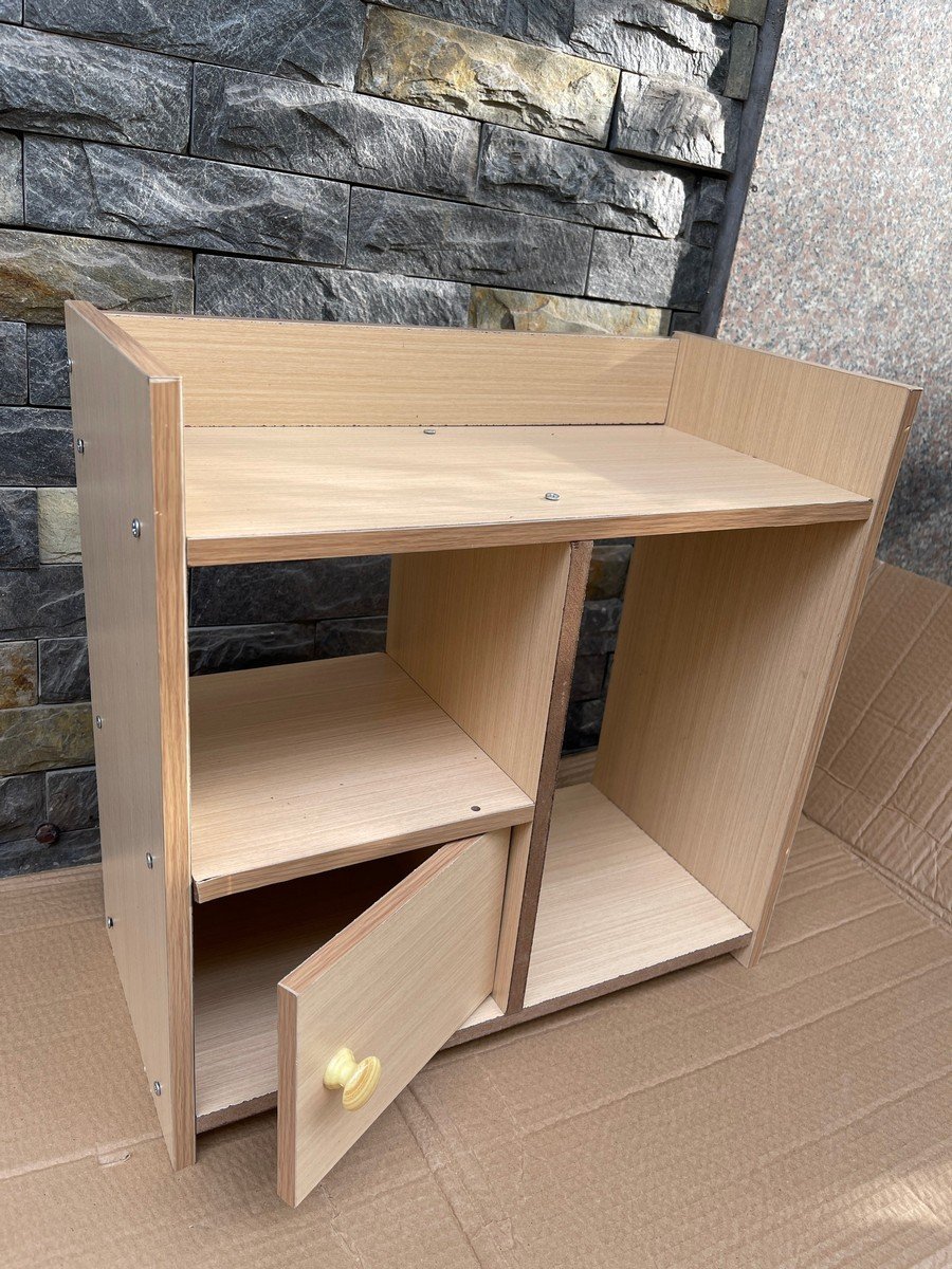 Tủ Để Đầu Giường Bằng Gỗ 1 Ngăn Mở 40x25x40Cm