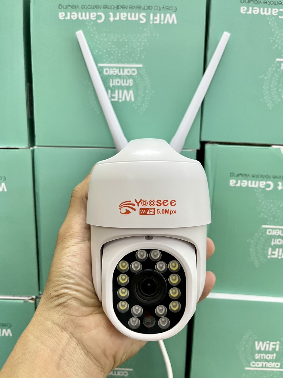 CAMERA WIFI YOOSEE D16A 16 LED  CHỐNG NƯỚC NGOÀI TRỜI - HÀNG NHẬP KHẨU