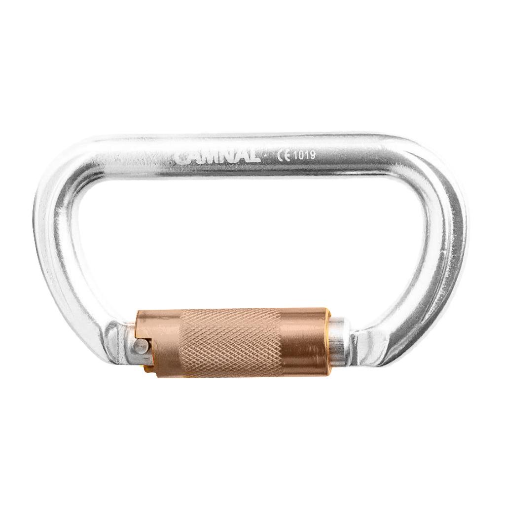 25KN Twist Gate Auto Locking Carabiner for Climbing Mountaineering