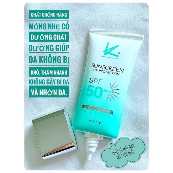 Combo 2 tuýp Kem chống nắng Suncreen thế hệ mới - Kay Beauty