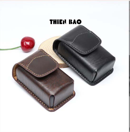 Bao da có đai đeo hông BD99 chuyên dùng để đựng kính lão thị, viễn thị gấp gọn KT 8*4*3CM làm thủ công HANDMADE bằng tay chắc chắn