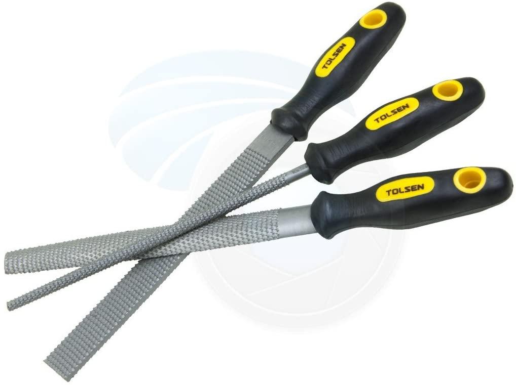 BỘ DŨA GỖ 3 CÂY 200MM,8'' TOLSEN 32037 - HÀNG CHÍNH HÃNG