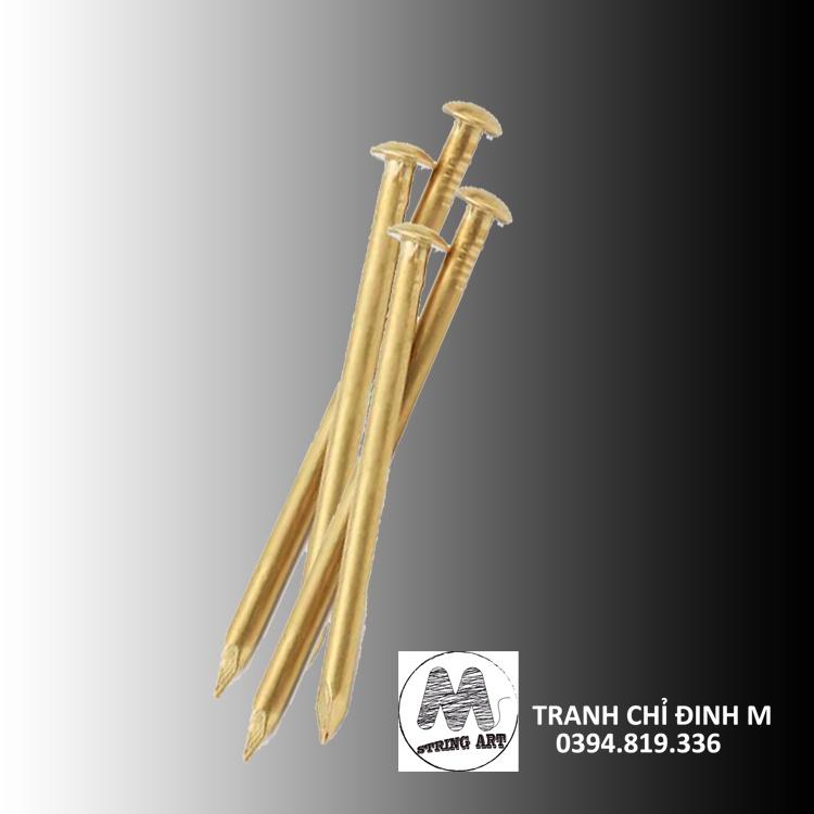 ĐINH ĐỒNG 25MM nguyên chất 100gr = 310 cây GIÁ niêm yết, đinh làm tranh đinh chỉ