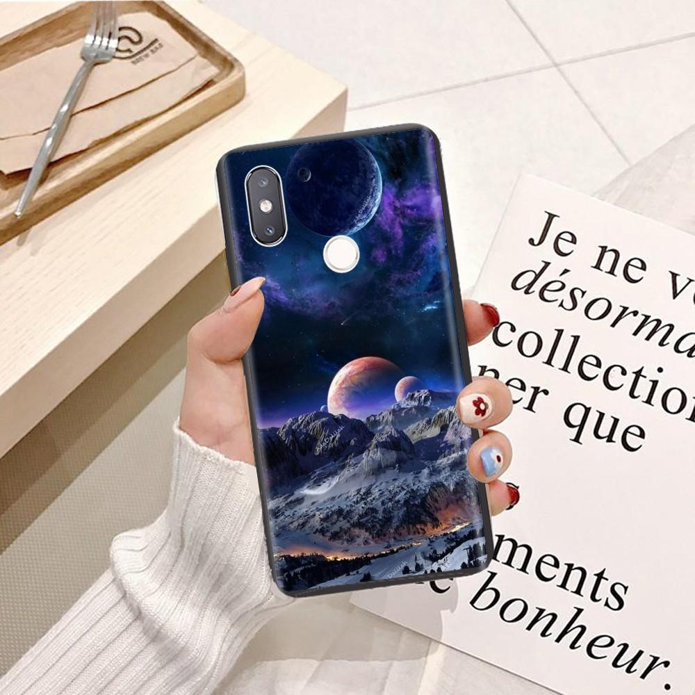 Ốp lưng dành cho điện thoại Xiaomi Mi A2 Lite Viền dẻo TPU hình Dải Ngân Hà