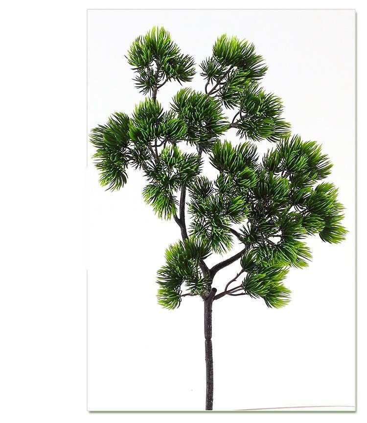 Cành tùng giả làm cây trang trí - Cây hoa giả
