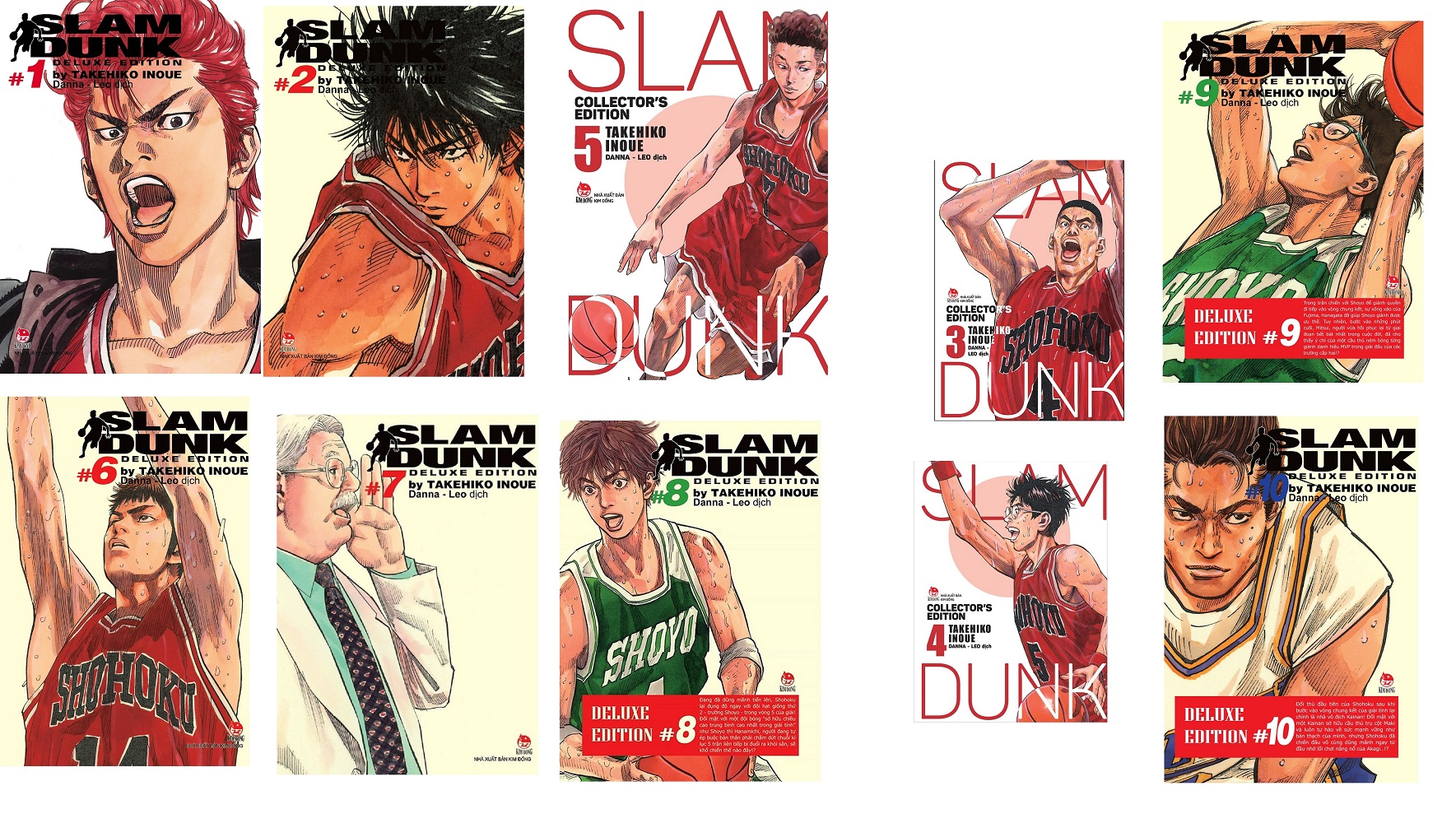 Combo Slam Dunk - Deluxe Edition Từ Tập 1 Đến Tập 10