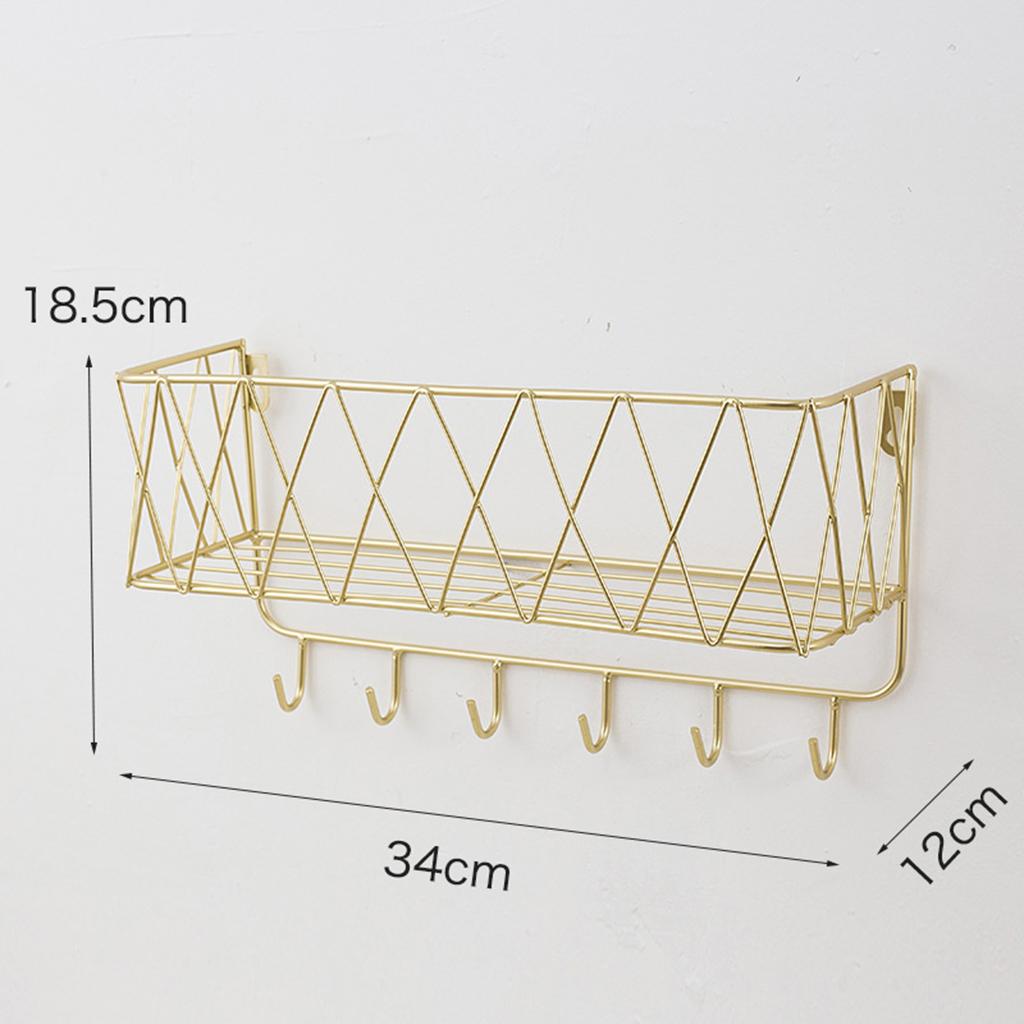 Key Rack Mail Holder Metal Kitchen Office Organizer Wall Mount Hook