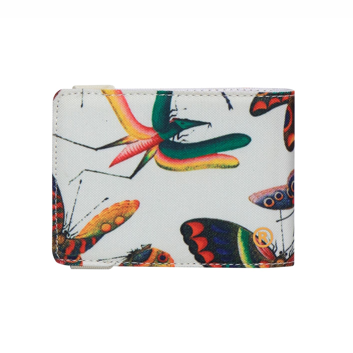 5THEWAY /butterfly/ BI-FOLD WALLET in WHITE aka Ví Ngắn Trắng