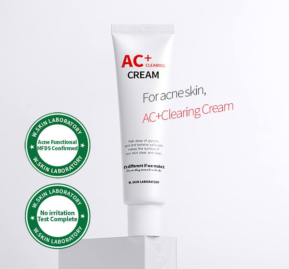 [Date 4/10/2024] Kem giảm mụn Hàn Quốc AC PLUS CLEARING CREAM (60 ml) {Có tem phụ nhập khẩu chính ngạch}