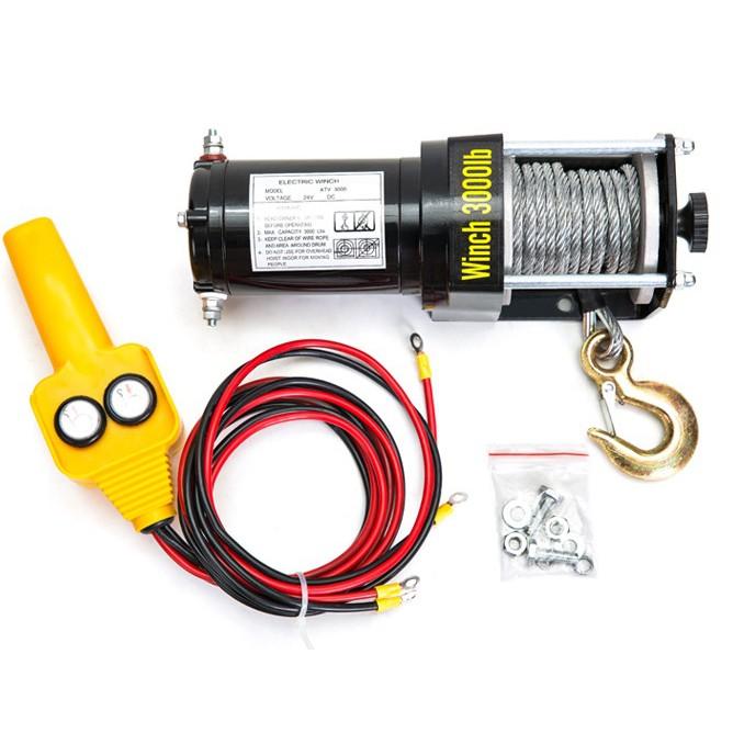 Tời Ắc Quy - Tời cứu hộ ô tô Winch - 3000lbs