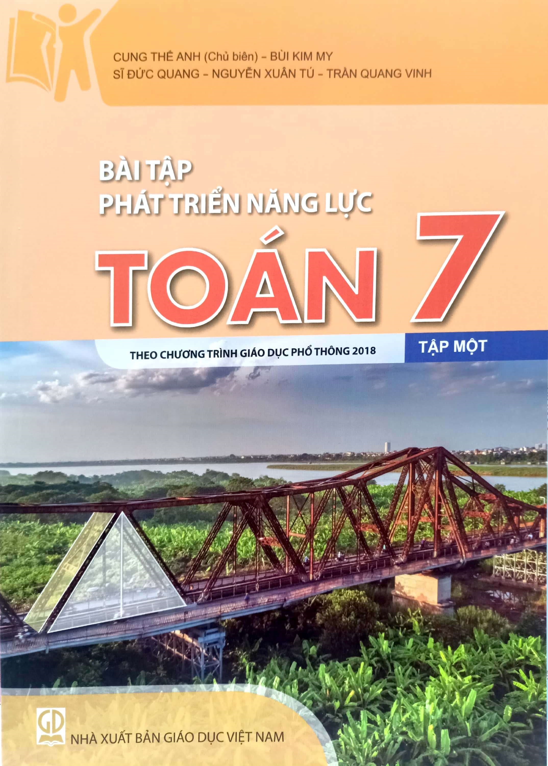 Combo Bài tập phát triển năng lực Toán 7 - Tập 1, 2