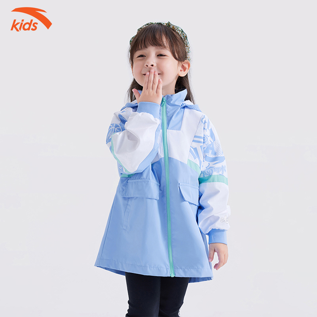 Áo khoác thời trang bé gái Anta Kids 362239613