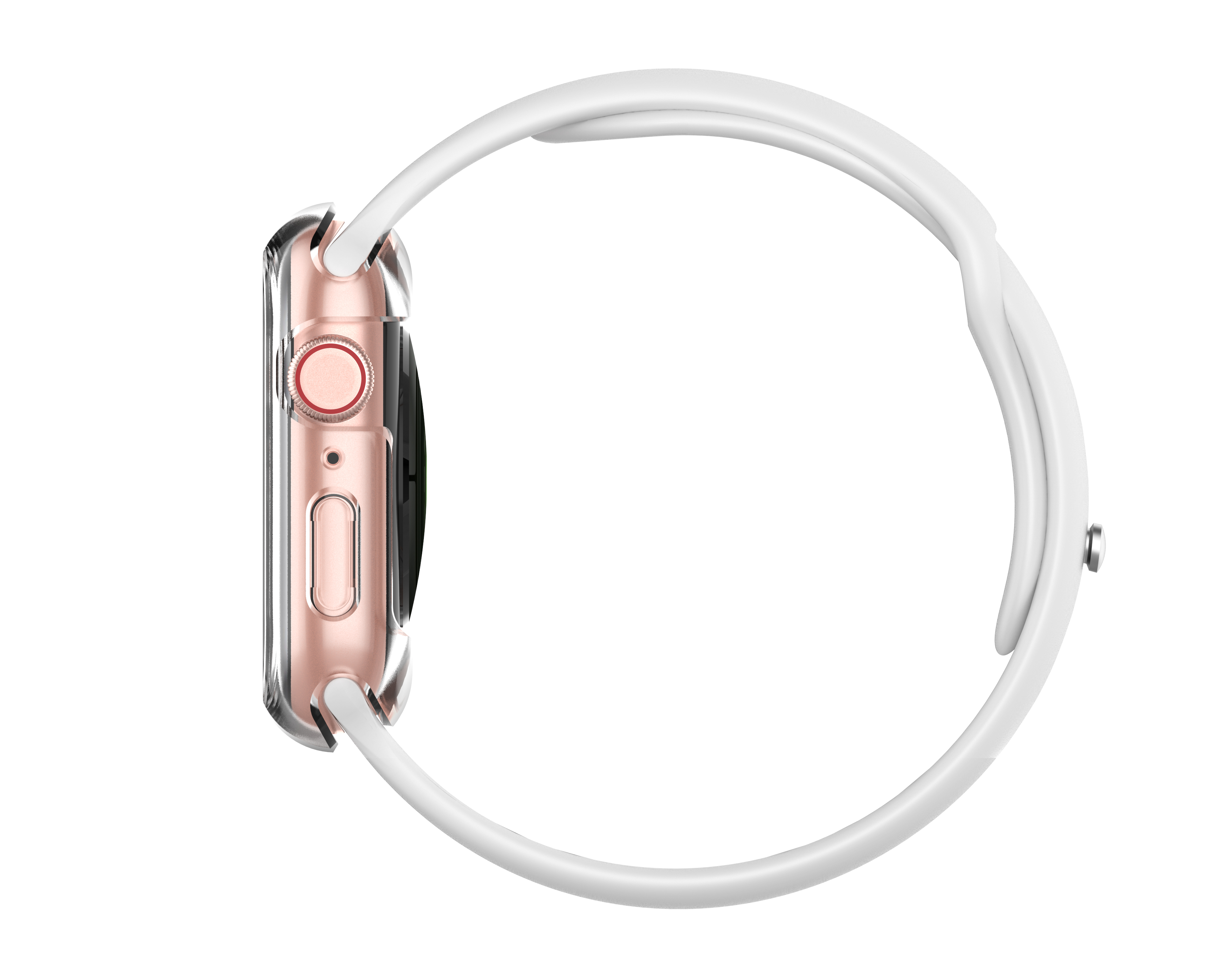 Ốp Case Bảo Vệ TPU Trong Suốt &amp; Mặt Kính Cường Lực dành cho Apple Watch Series 4/5/6/SE (Size 40mm/44mm)