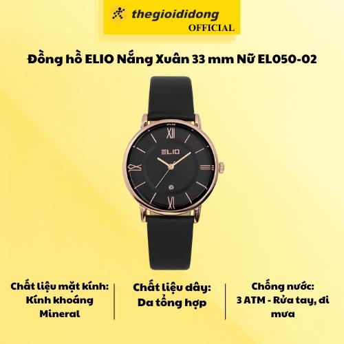 Đồng hồ ELIO Nắng Xuân 33 mm Nữ EL050-02 - Hàng Chính Hãng