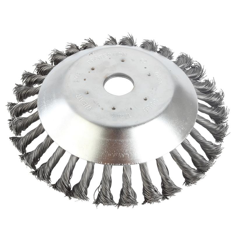 200mm KnOtted IrOn Dây thép đặc Đầu máy cắt cỏ hình côn cho máy cắt cỏ - Vườn và cỏ dại Weedin