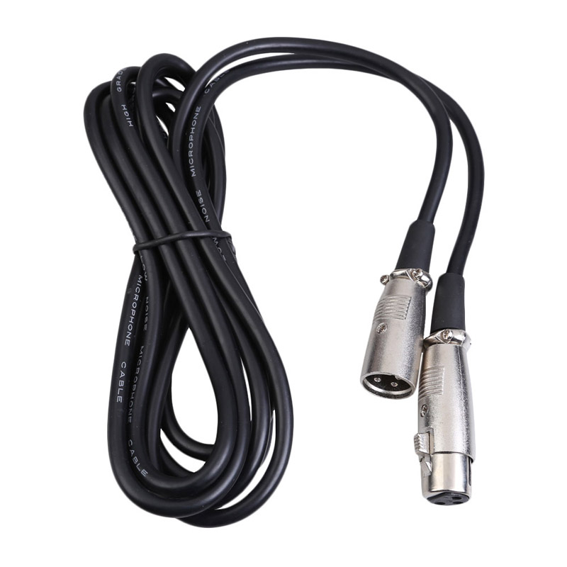 SOAIY Cáp Canon XLR 2 Đầu Đực Cái cho Micro condenser Live Stream Dài 2.5m - Hàng Nhập Khẩu