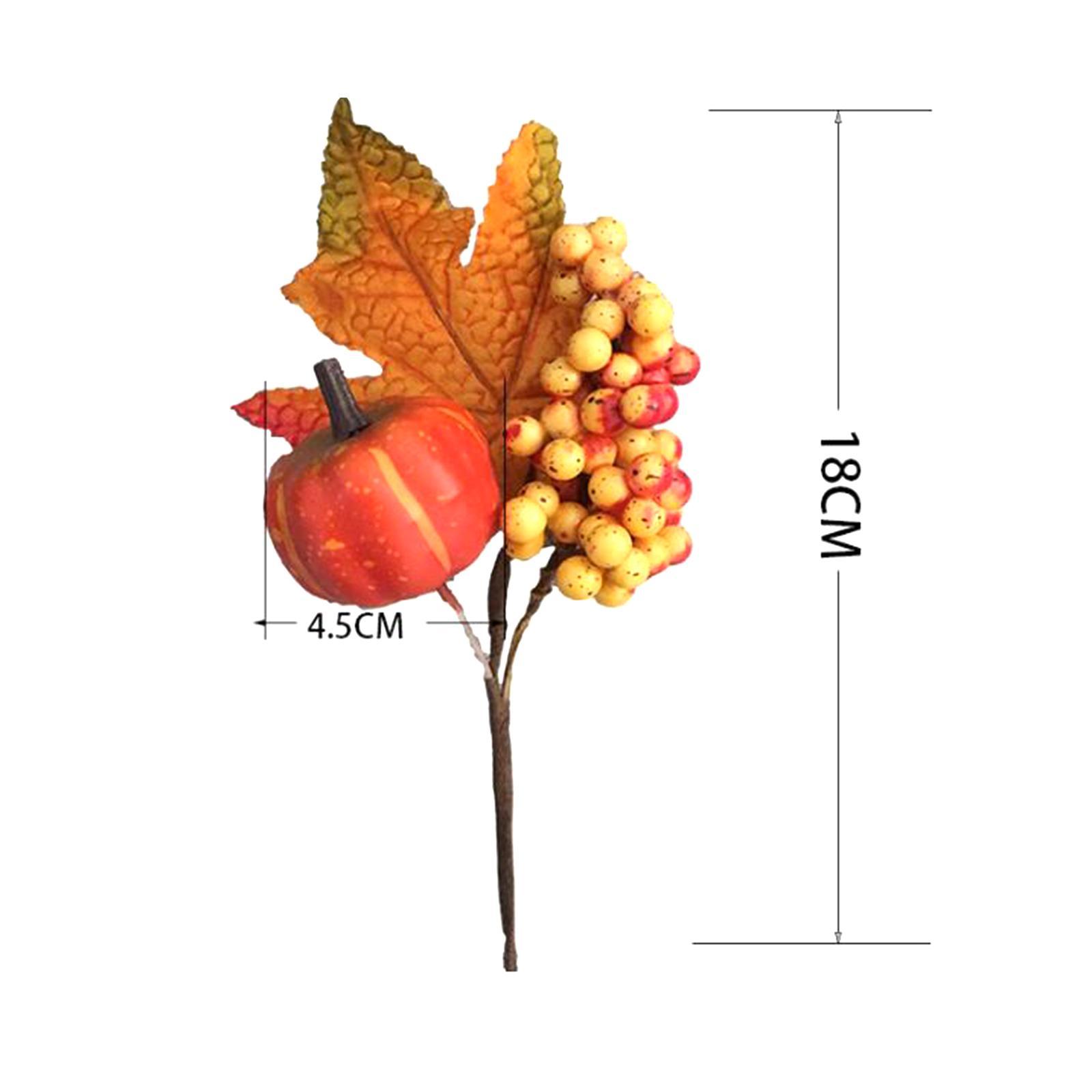 Simulated Maple Leaf Pumpkin for Table Centerpiece Thanksgiving Fall Harvest