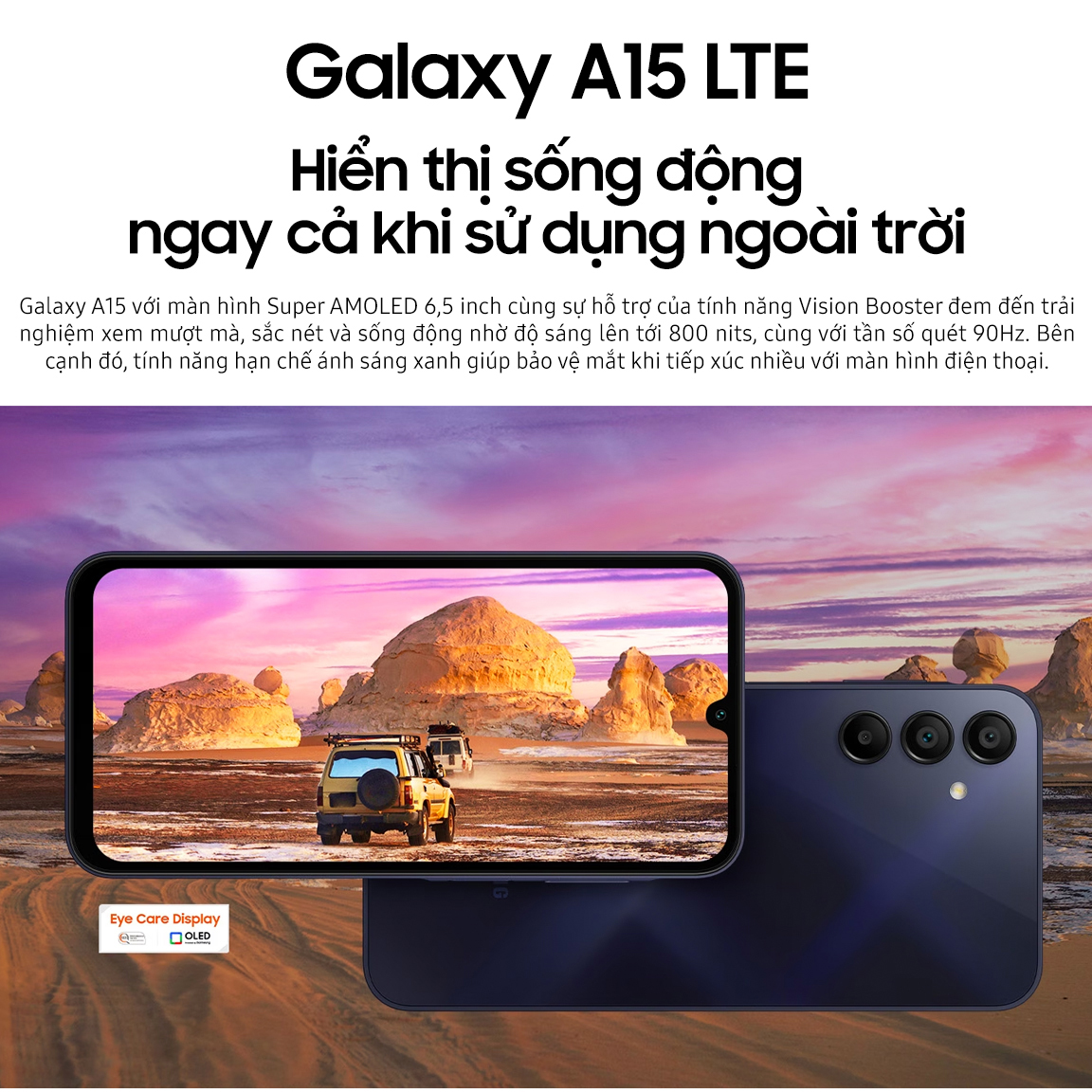 Hình ảnh Điện Thoại Samsung Galaxy A15 LTE (8GB/128GB)- Đã Kích Hoạt Bảo Hành Điện tử - Hàng Chính Hãng