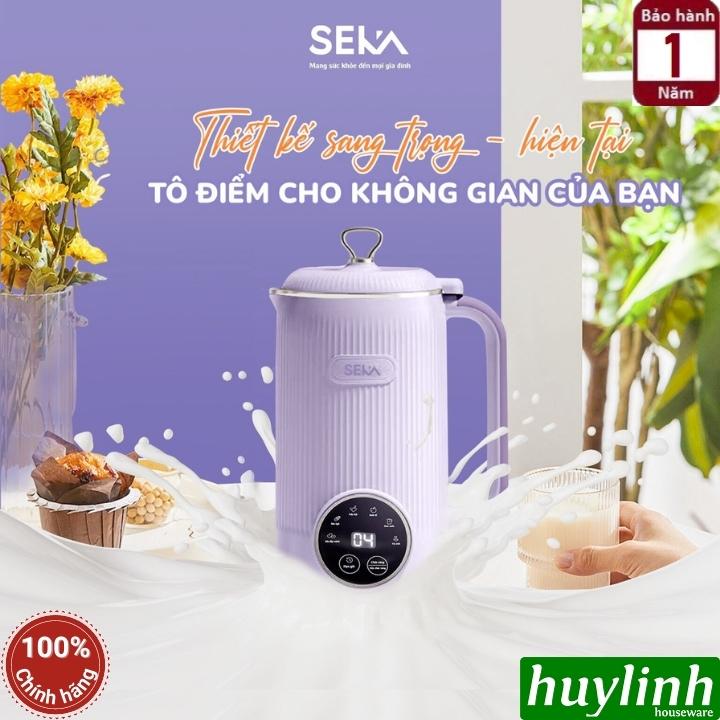 Máy làm sữa hạt mini SEKA SK320 [Tím Nhạt] - 600ml - 600W - 5 chức năng - Hàng chính hãng