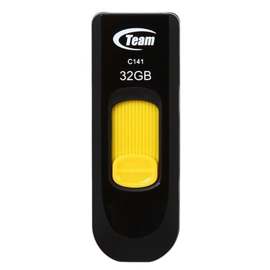 Usb 32Gb Team Group 2.0 C141 ( Đen - Vàng ) - Hàng Chính Hãng