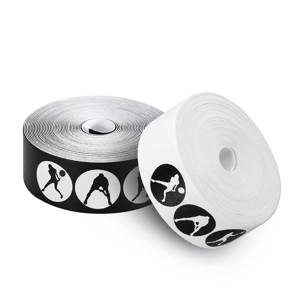 Băng bảo vệ vợt Tennis Băng dán bảo vệ đầu vợt Được làm bằng polyurethane, bền và nhẹ.
