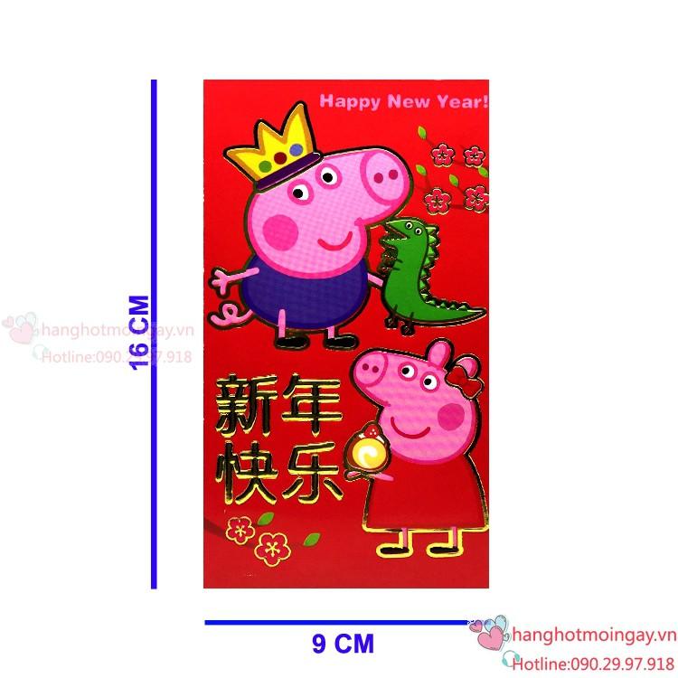 combo 6 bao lì xì Peppa Pig LX99