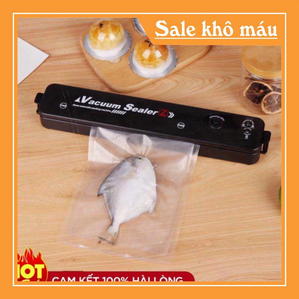 Máy Hút Chân Không Thực Phẩm Kèm Hàn Miệng Túi Vacuum Sealer ( tặng 10 túi hút )   - MTR Mart