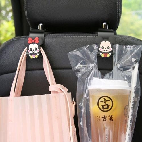 Móc treo đồ sau ghế ô tô họa tiết hoạt hình 3D đáng yêu