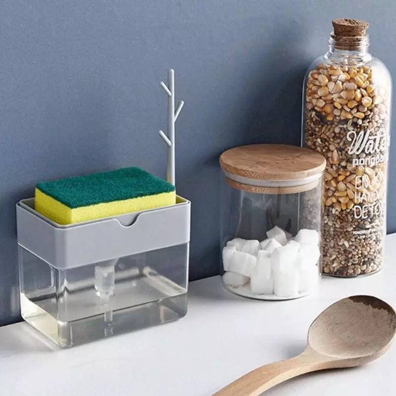 Hộp đựng nước rửa bát 2 tầng
