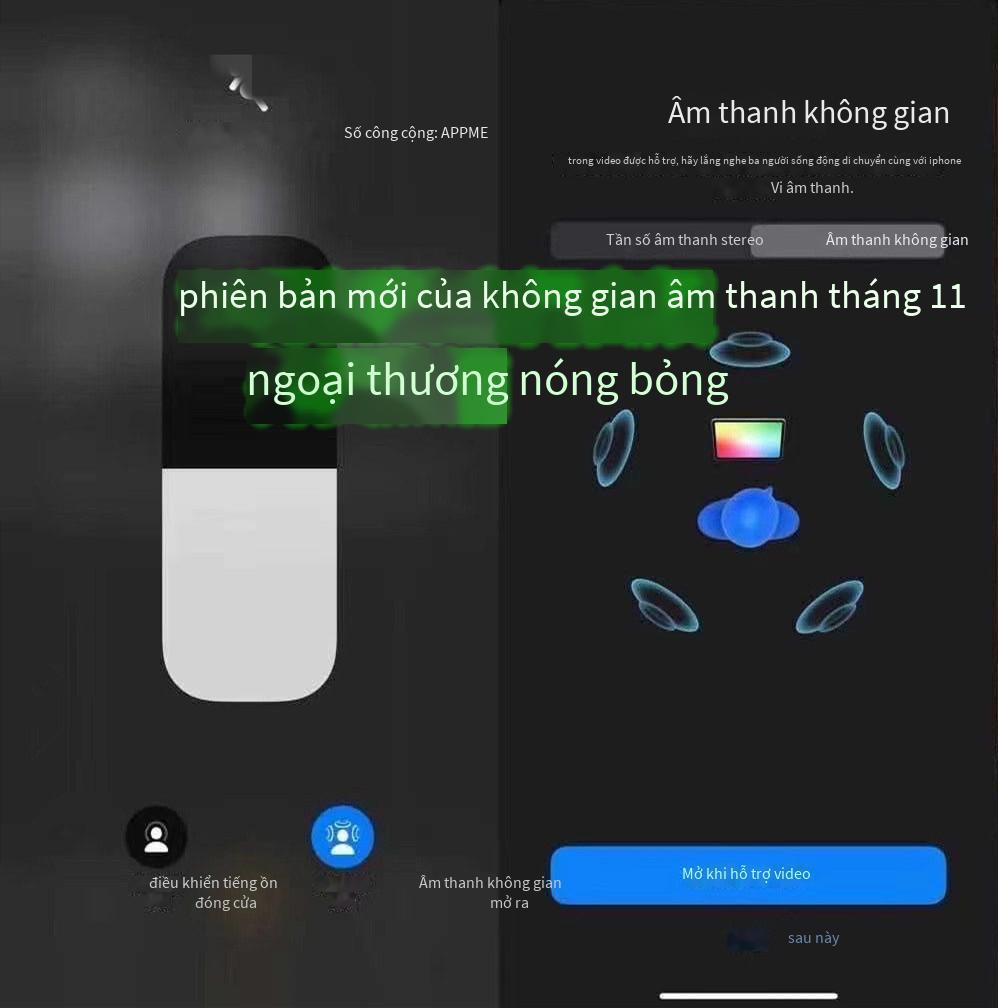 Phong cách mới nhất của âm thanh không gian ANC Bluetooth Tai nghe Bluetooth không dây Luoda thế hệ thứ ba Tai nghe trong suốt khử tiếng ồn thế hệ thứ tư Huilian A10