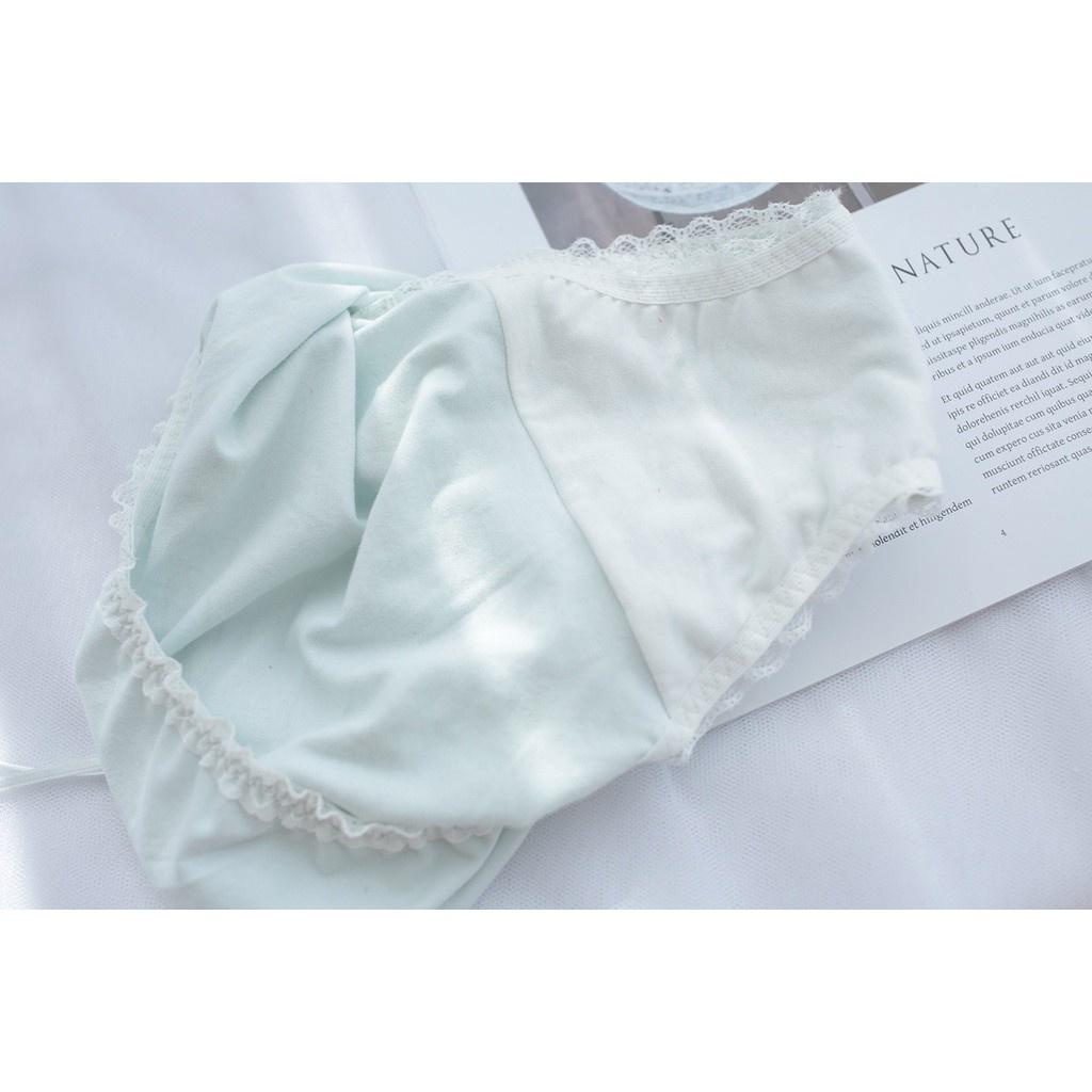 Quần Lót Nữ Cotton Phủ Lụa Satin Ngang Eo Xuất Đông Âu Hàng Loại Đẹp.
