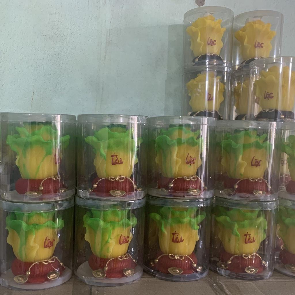 Cặp nến cắp cải tài lộc - nến bắp cải thờ cúng trang trí - đèn cầy tài lộc candle shop