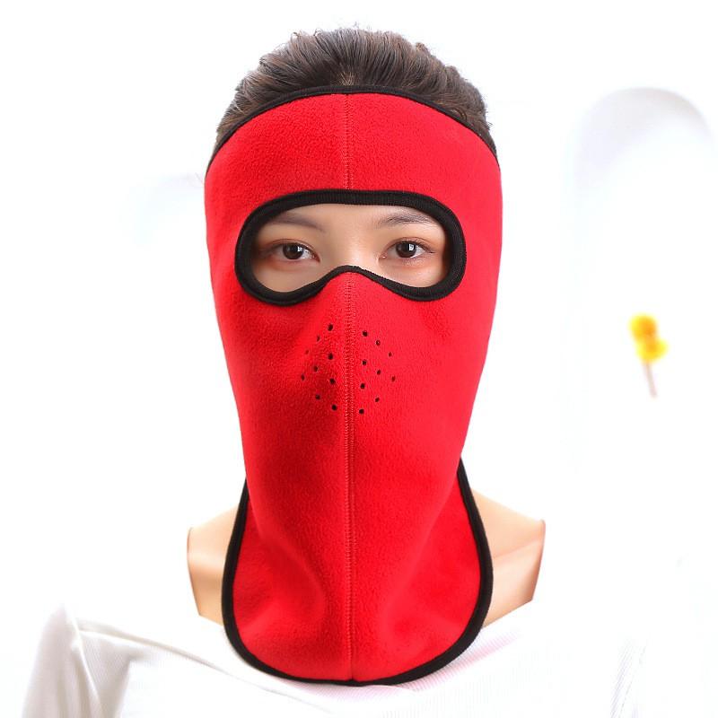 Khẩu trang ninja vải nỉ dán gáy che kín tai chống nắng chạy xe phượt nam nữ hè