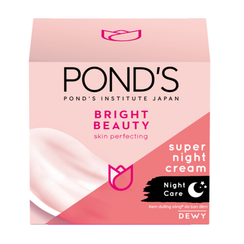 Kem dưỡng da ban đêm POND'S dưỡng ẩm da cho da sáng mịn căng mướt 50g