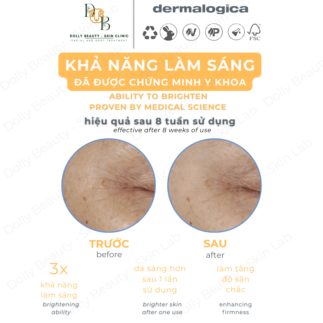 Huyết thanh mắt chống lão hoá BIOLUMIN-C EYE SERUM của Dermalogica - 15ml