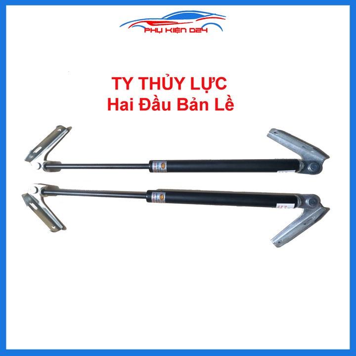 Bộ 2 ty cốp ô tô thanh thủy lực chống cửa chiều dài 30cm chịu tải 45kg-450N đầu kết nối đa dạng