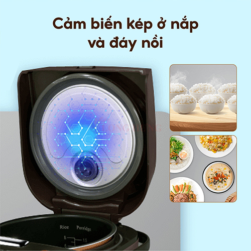 Nồi cơm điện tử Bluestone 1.5 lít RCB-5935 - Hàng chính hãng