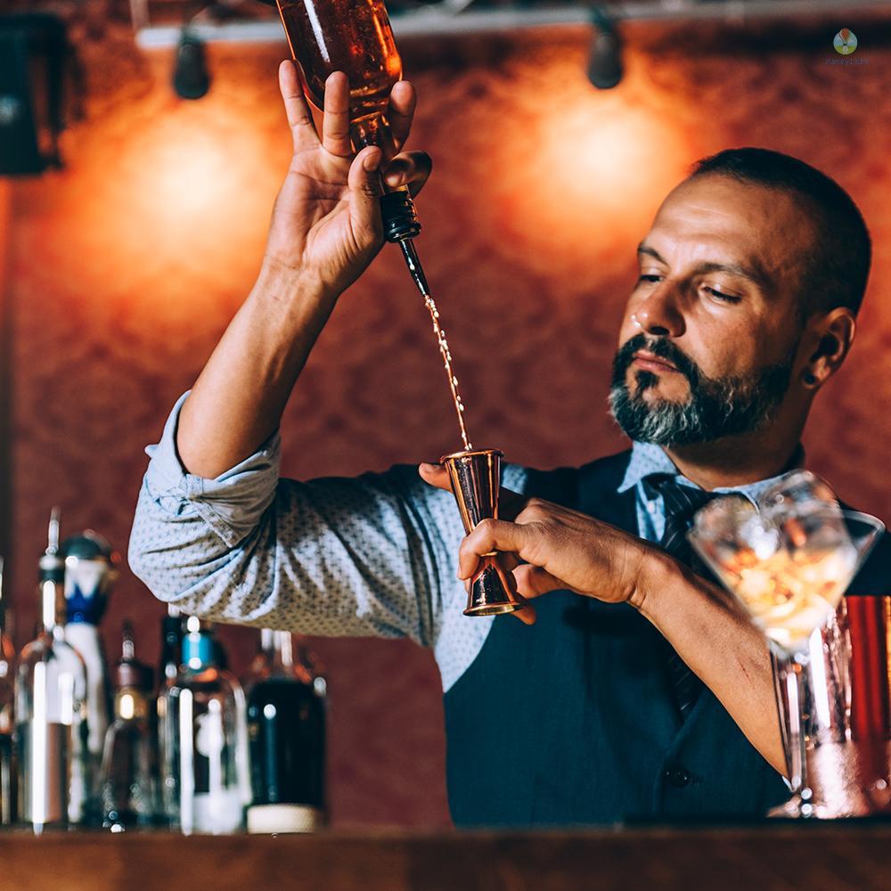 Bộ dụng cụ pha chế cocktail nancy8766-16 giá đỡ gỗ bằng thép không gỉ 23.7oz