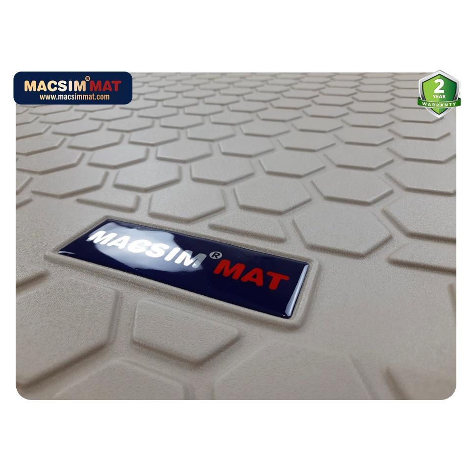 Thảm lót cốp xe ô tô MAZDA 6 (2014-đến nay) / ATENZA (0214-2015) - nhãn hiệu Macsim chất liệu TPV cao cấp màu đen màu be