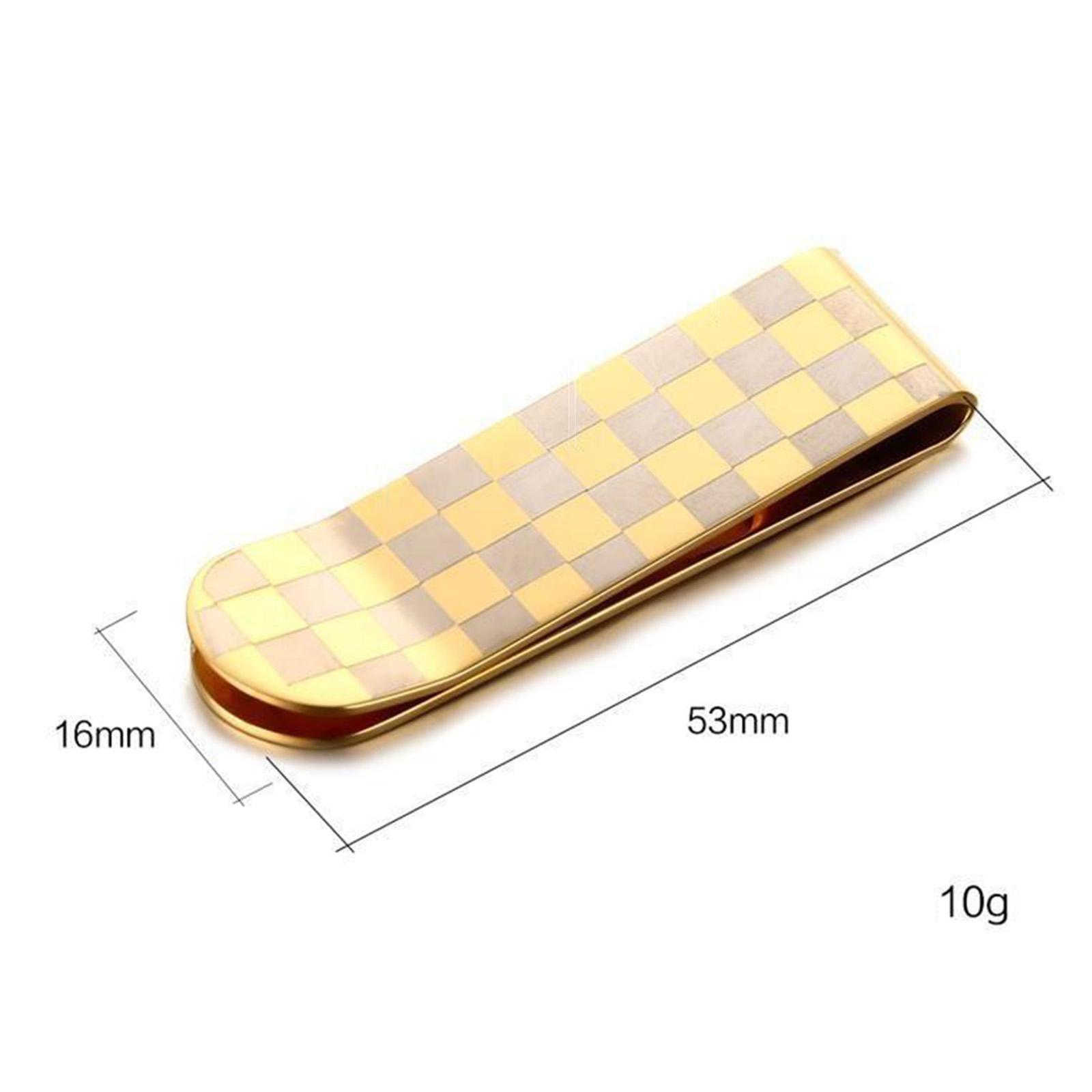 Money Clip Stainless Steel Metal Pocket Holder Wallet Credit Card Holder Unisex