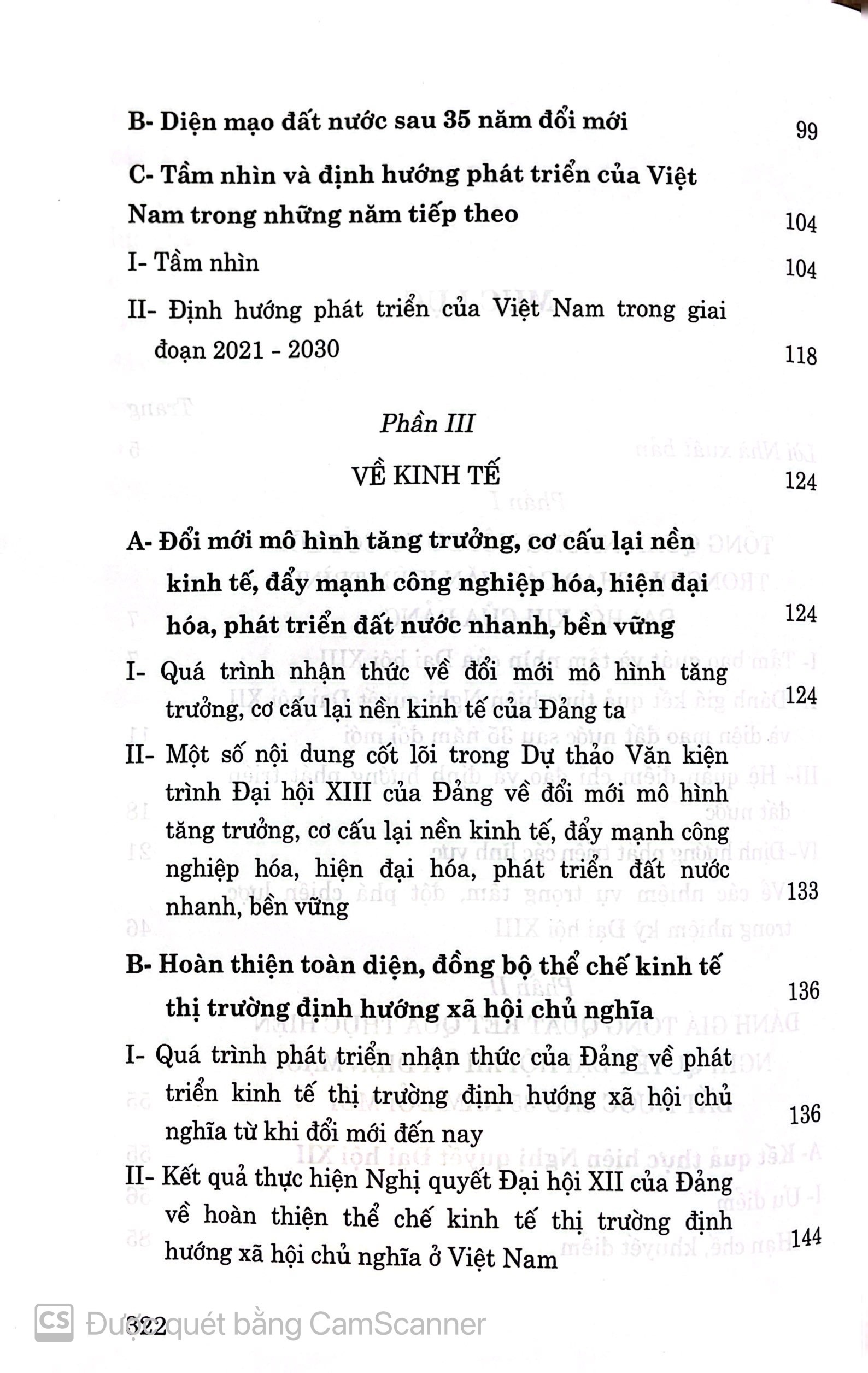 Những nội dung cốt lõi trong dự thảo các văn kiện trình Đại hội XIII của Đảng (Tài liệu phục vụ cán bộ, đảng viên nghiên cứu, thảo luận, góp ý kiến)