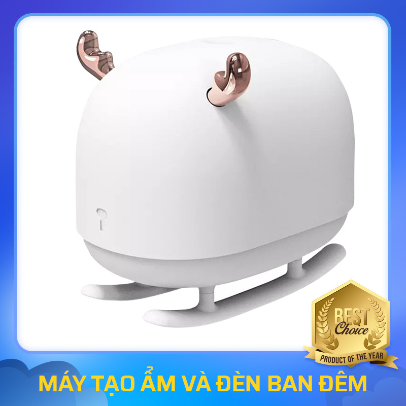 MÁY TẠO ẨM VÀ ĐÈN BAN ĐÊM HÌNH TUẦN LỘC