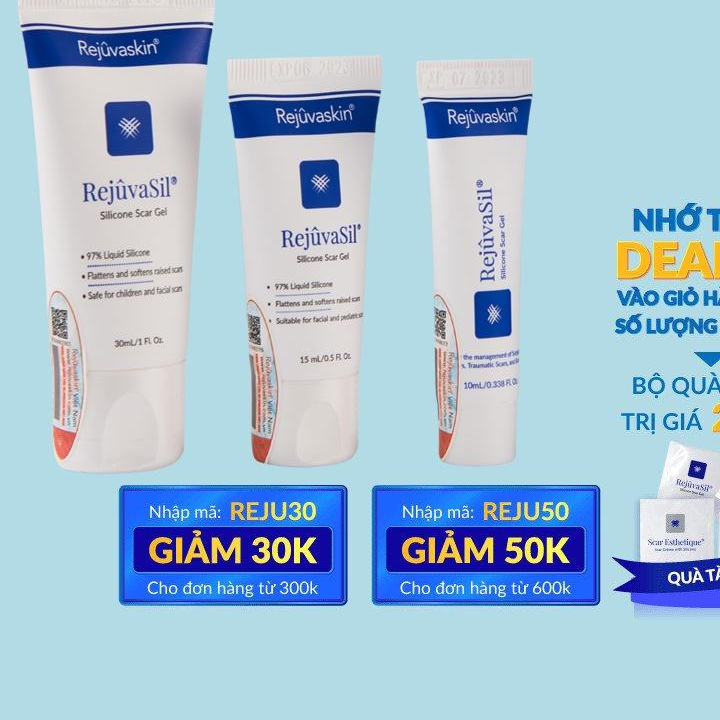 Gel ngăn ngừa sẹo lồi Rejuvaskin Rejuvasil