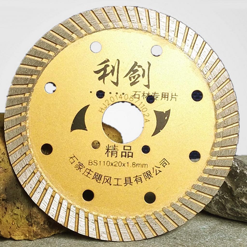 Concrete Diamond Saw Blade Continuous Rim for Cutting Tile Porcelain Stone